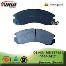 non-asbestos ,disc brake pads, OE quality, manufacturer hot sales auto parts(OE: MB 857 837/D530)